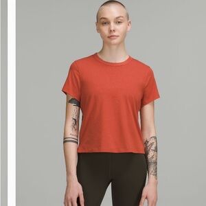 lululemon athletica Rust Short Sleeve Top